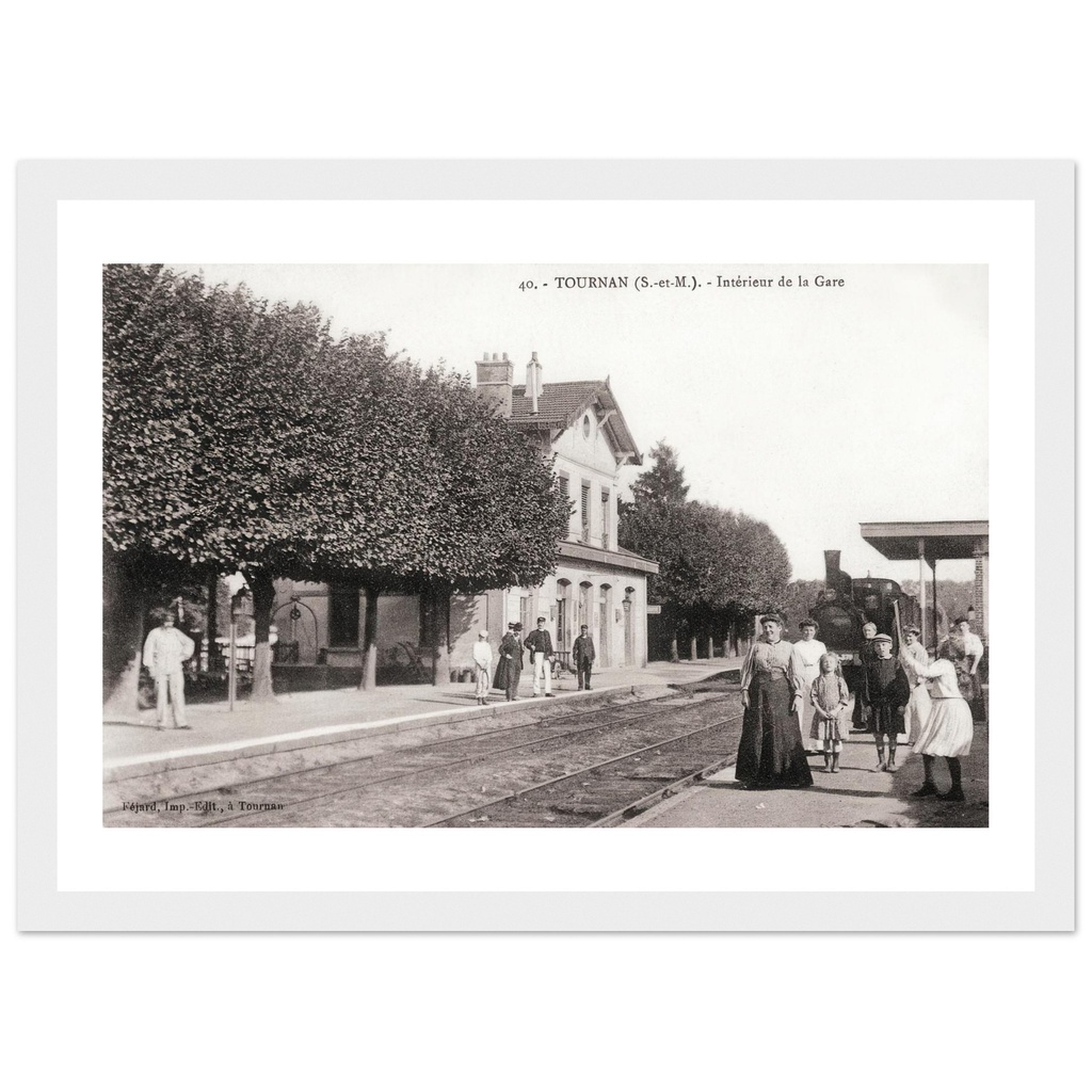Tournan (S-et-M) - Interieur de la Gare