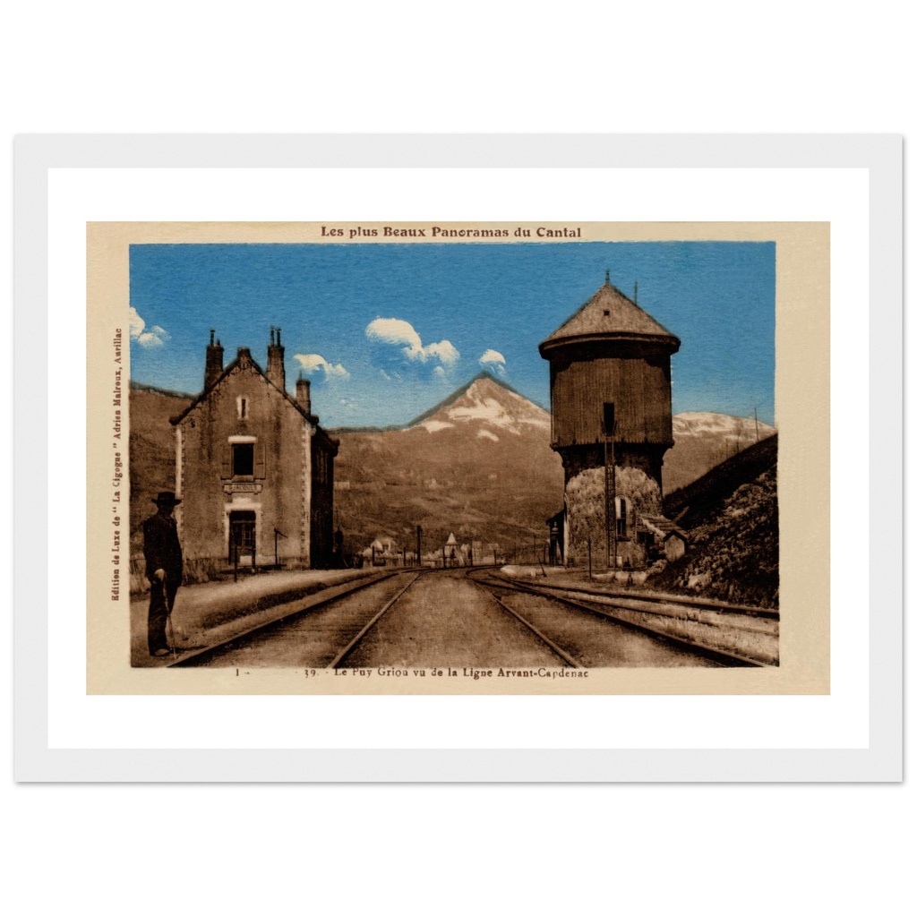 Le Puy Griou - Cantal - Auvergne - France   La Gare Avant Capdnenac