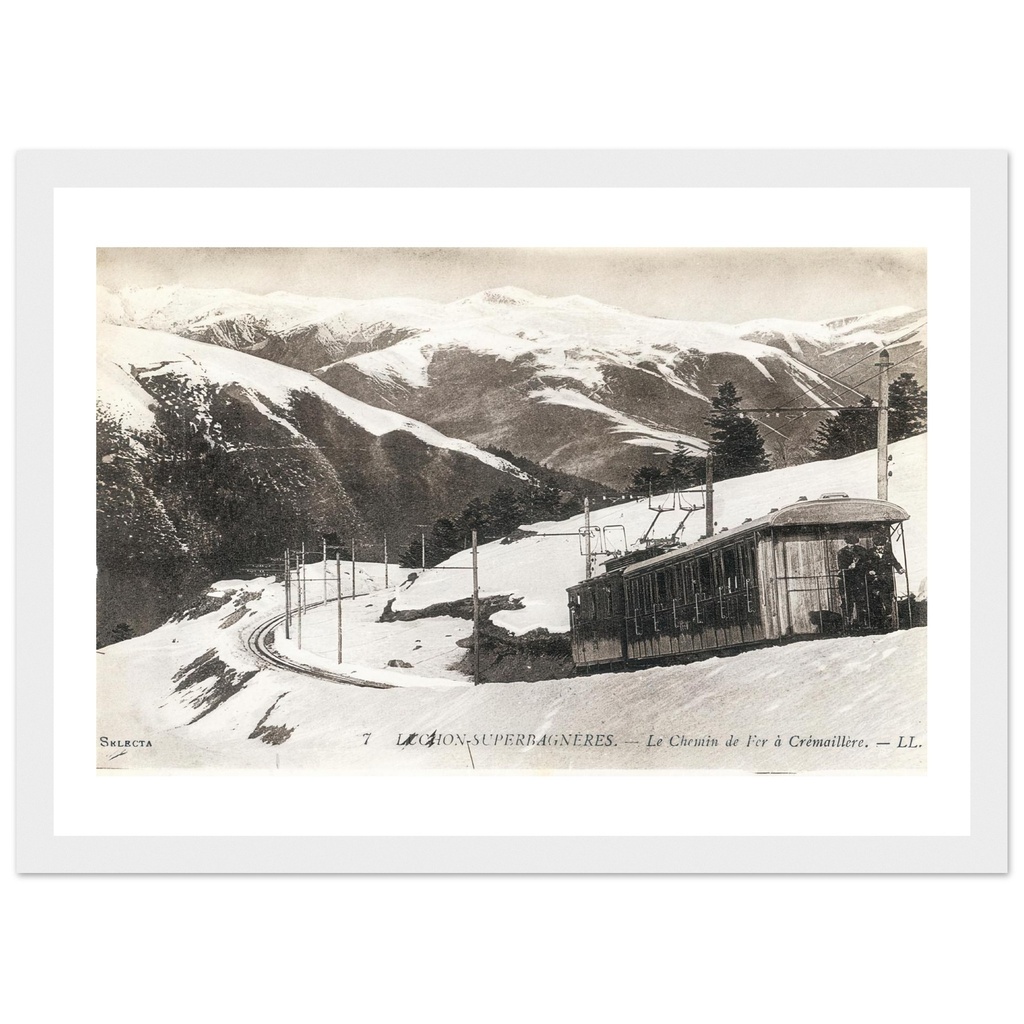 Luchon Superbagneres - Le chemin de fer a Cremaillere