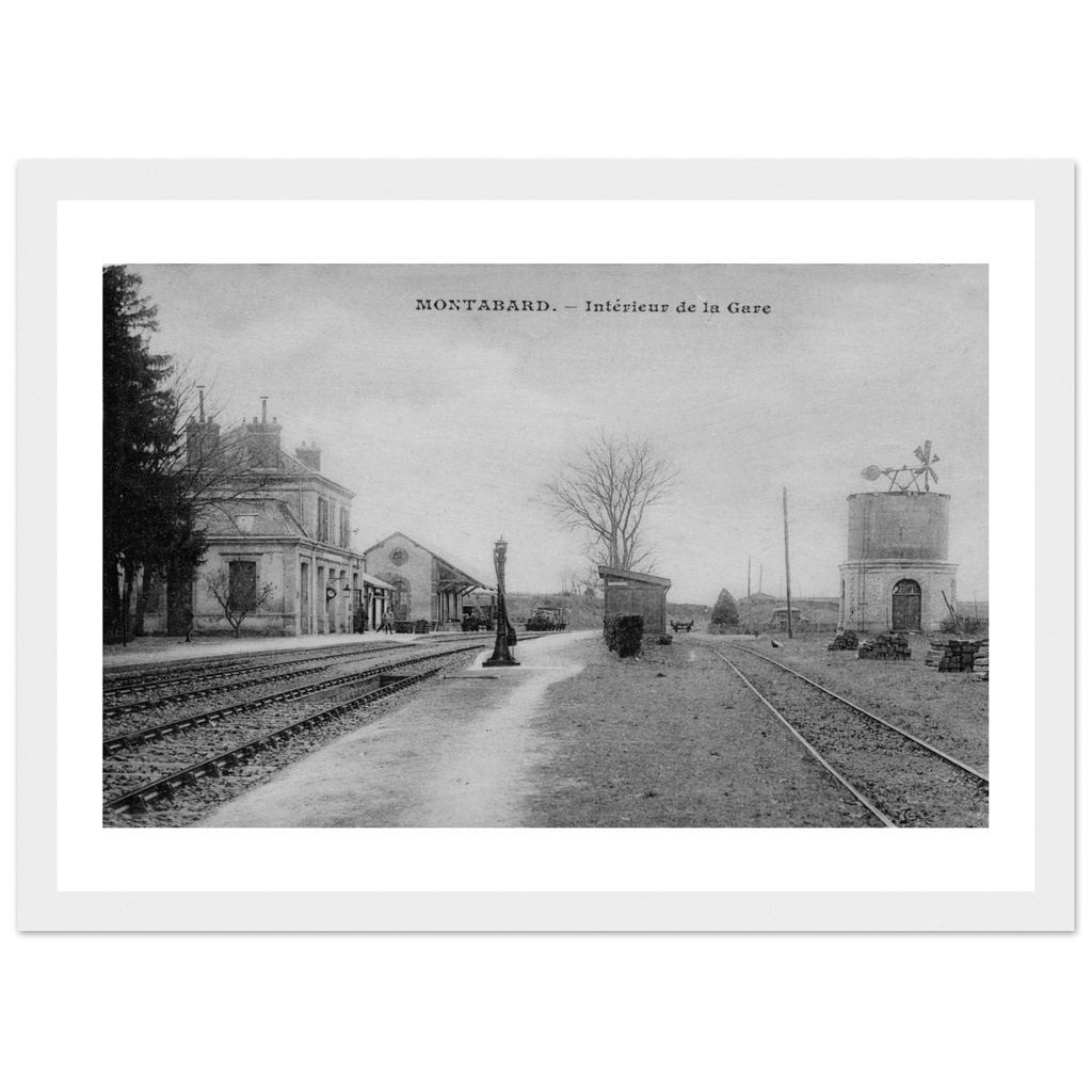 Montabard - Intérieur de la gare