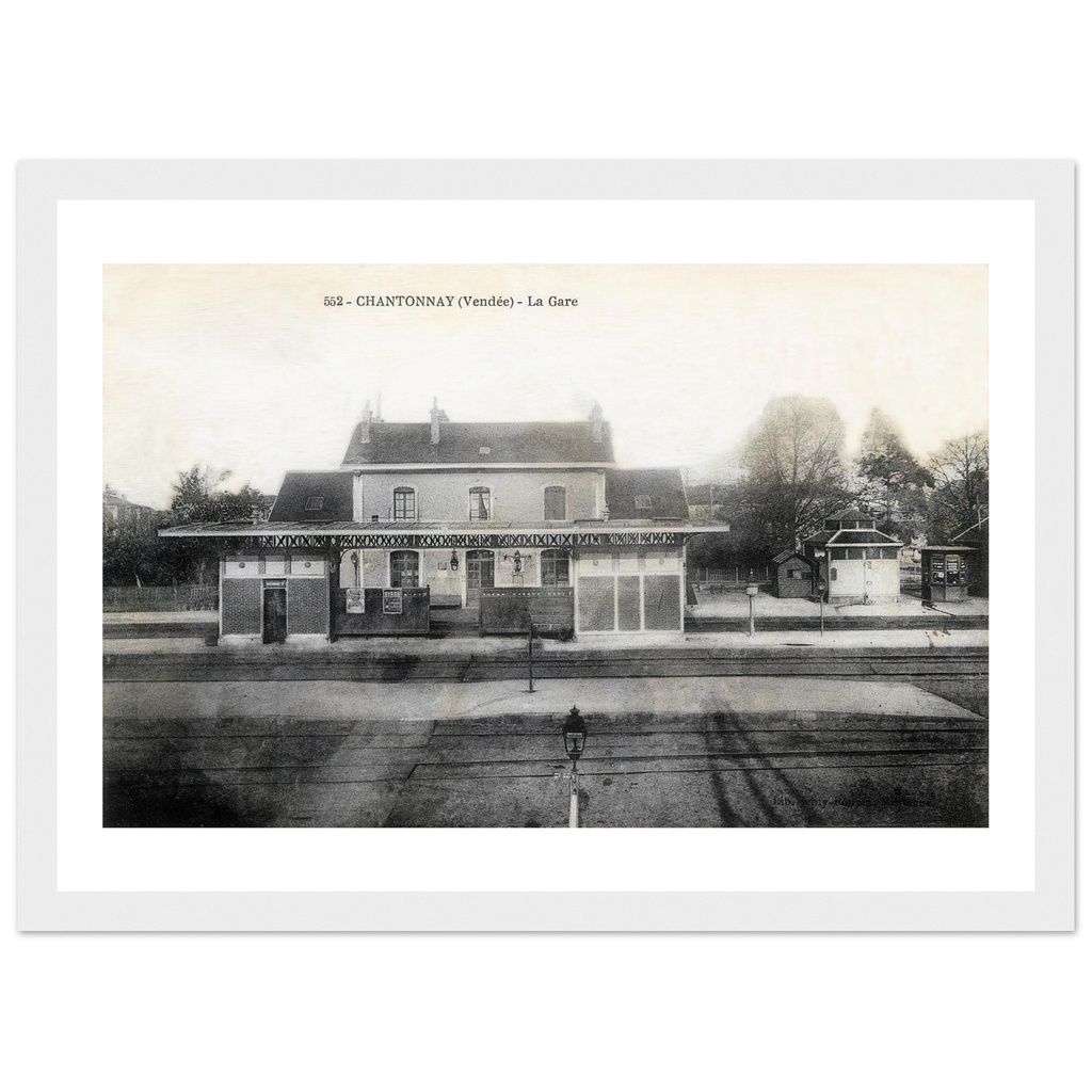 Chantonnay (Vendee) - La gare