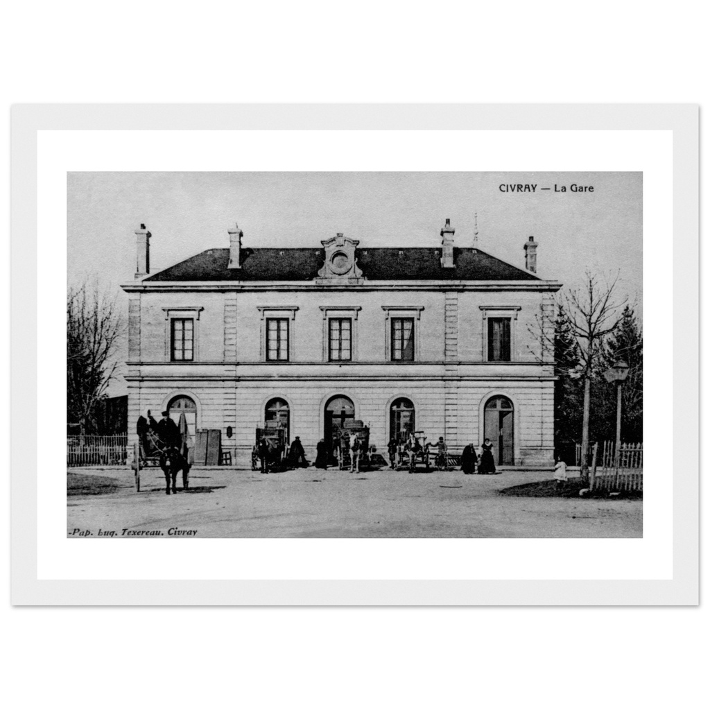 Civray - Cher - Centre - France   La Gare