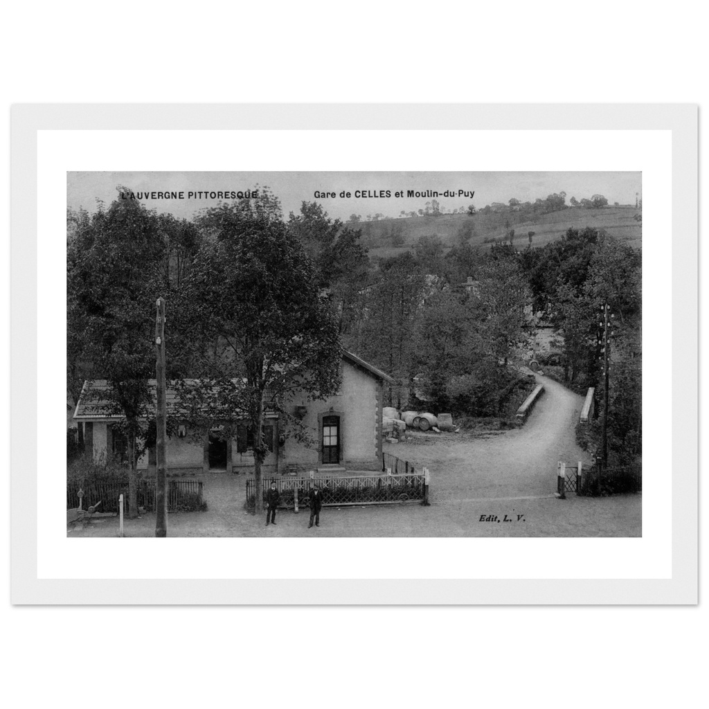 Gare de Celles et Moulin de Puy