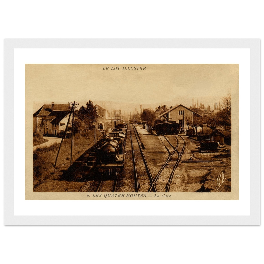 Les Quatre-Routes - La Gare