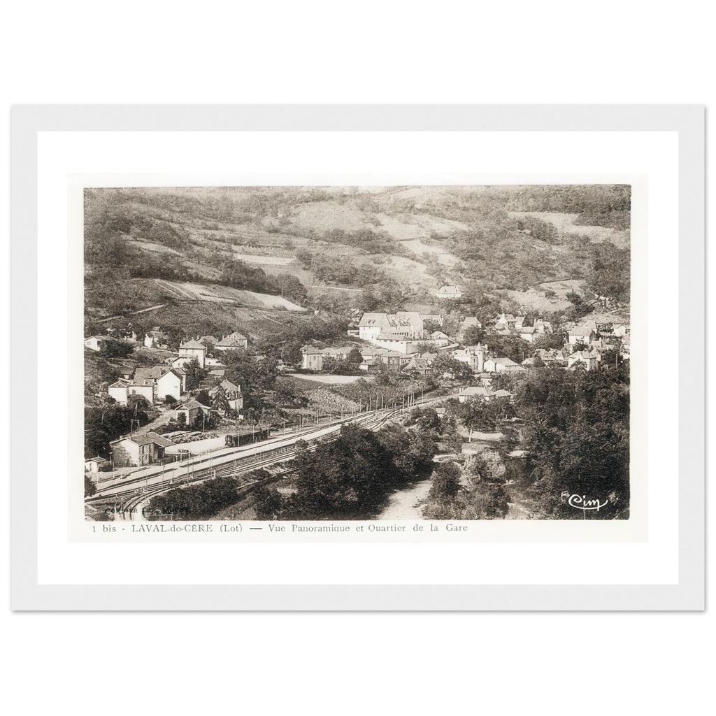 Lalvade-de-Cère - Vue Panoramique et Quartier de la Gare