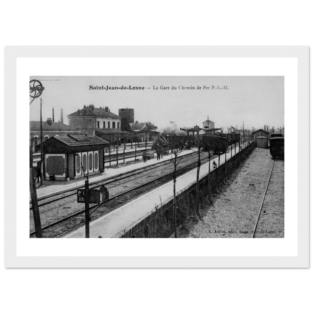 Saint-Jean-de-Losne - La gare du chemin de fer P.L.M