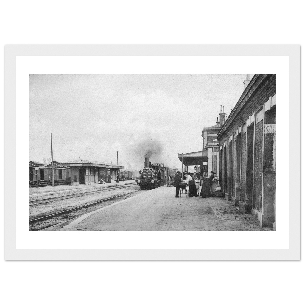 Gournay-en-Bray - Arrivé du train Paris-Dieppe