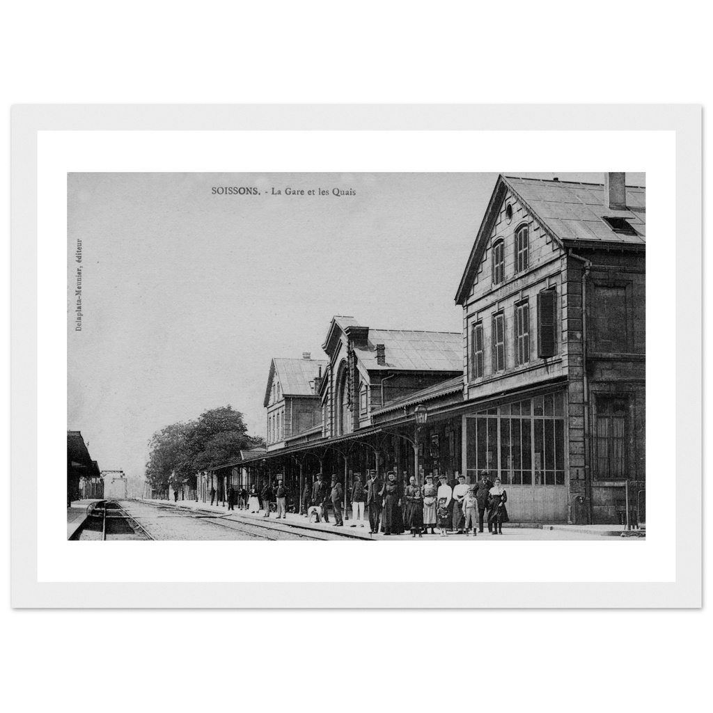 Soissons - La Gare et les quais