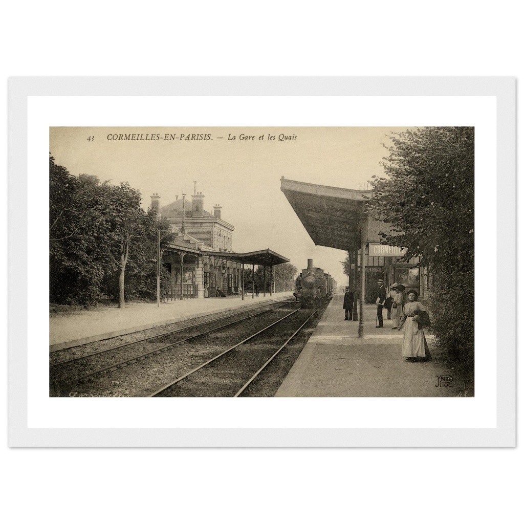 Cormeilles en Parisis - La Gare et les quais