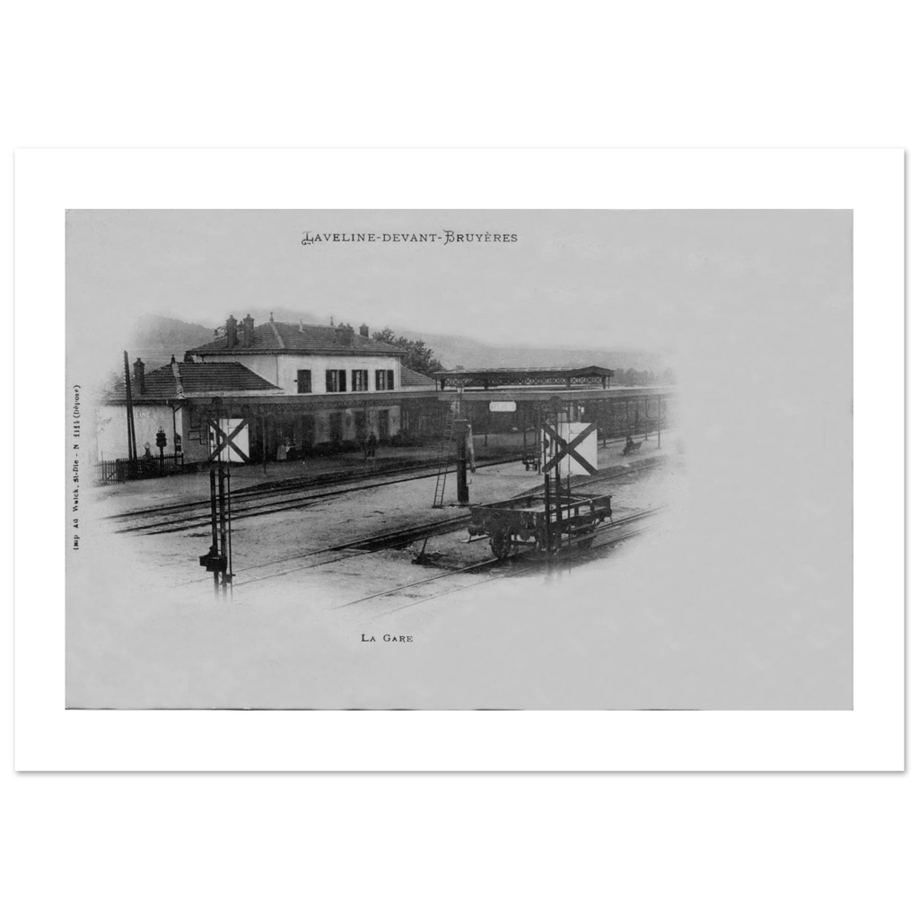 Laveline-devant-Bruyères - La Gare