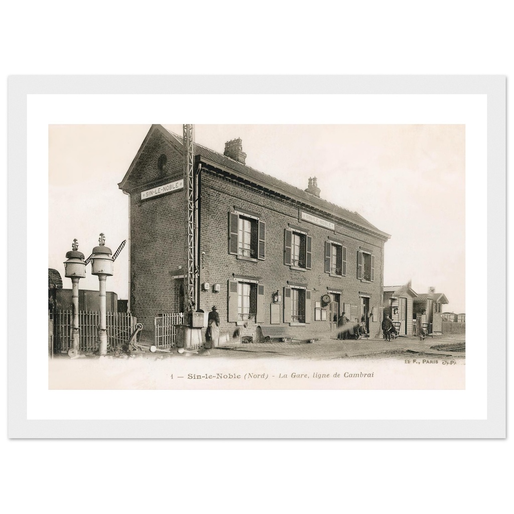 Sin-le-Noble - La Gare, Ligne de Cambrai