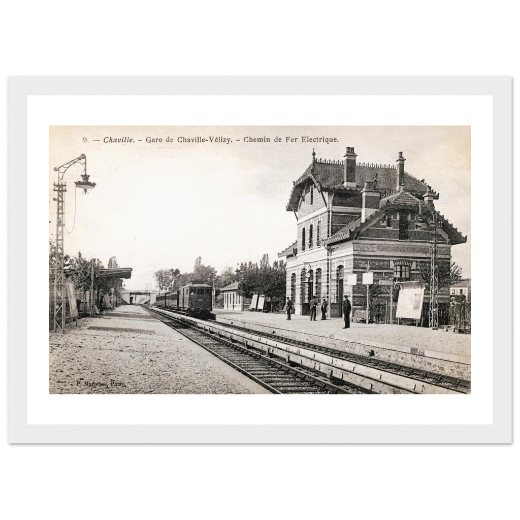 Chaville - la gare, chemin de fer electrique