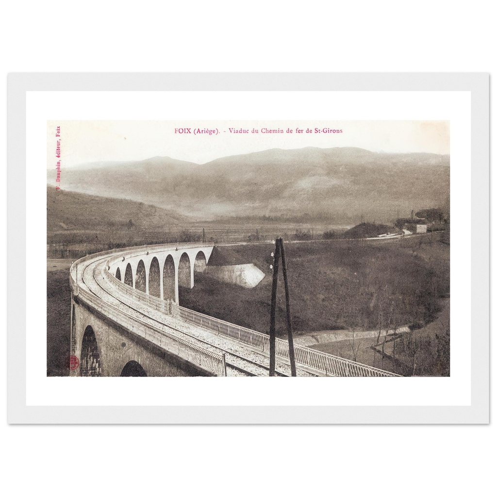 Viaduc du Chemin de fer de St Giron       Lot - Aquitaine - France