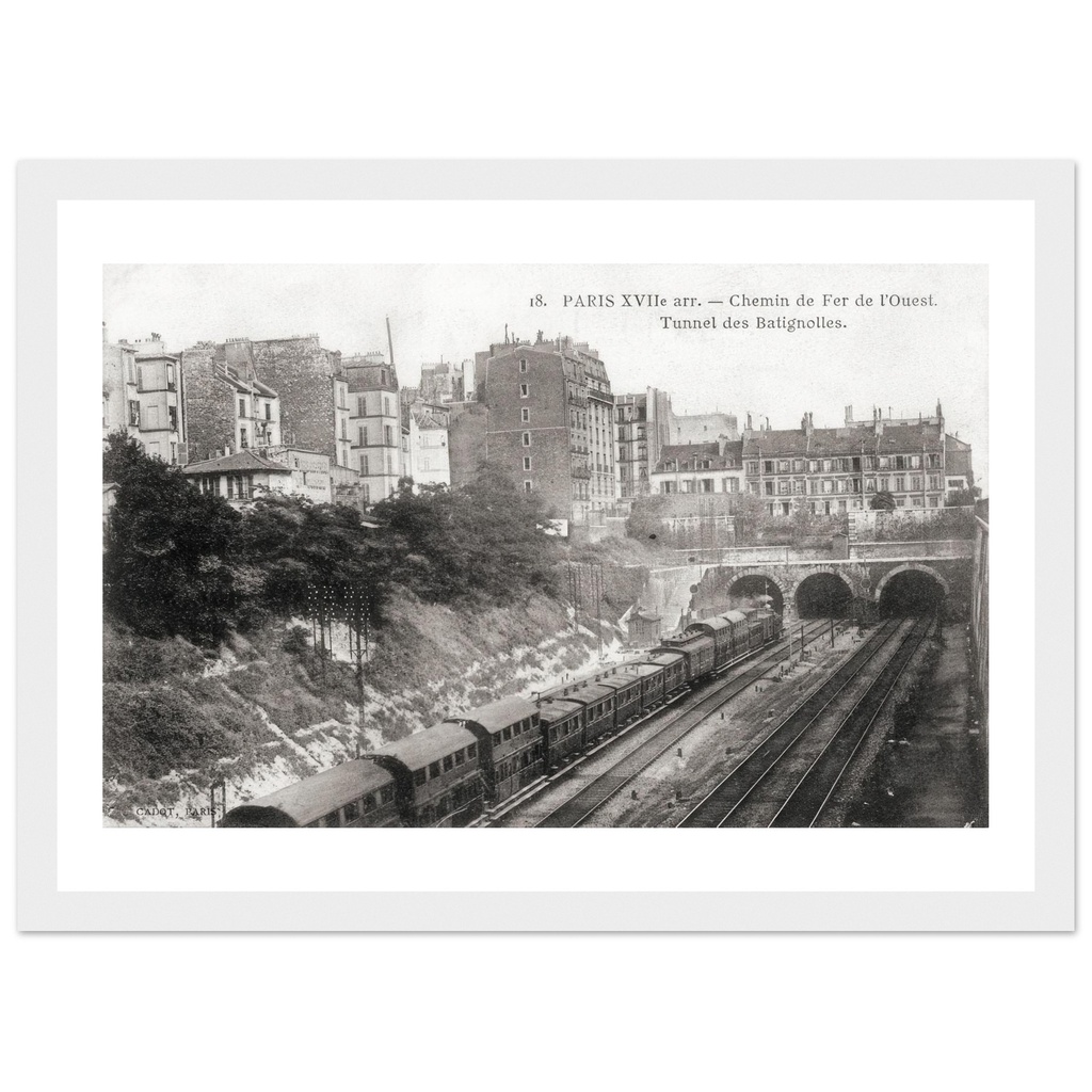 Chemin de fer de L'ouest - Tunnel des Batignolles