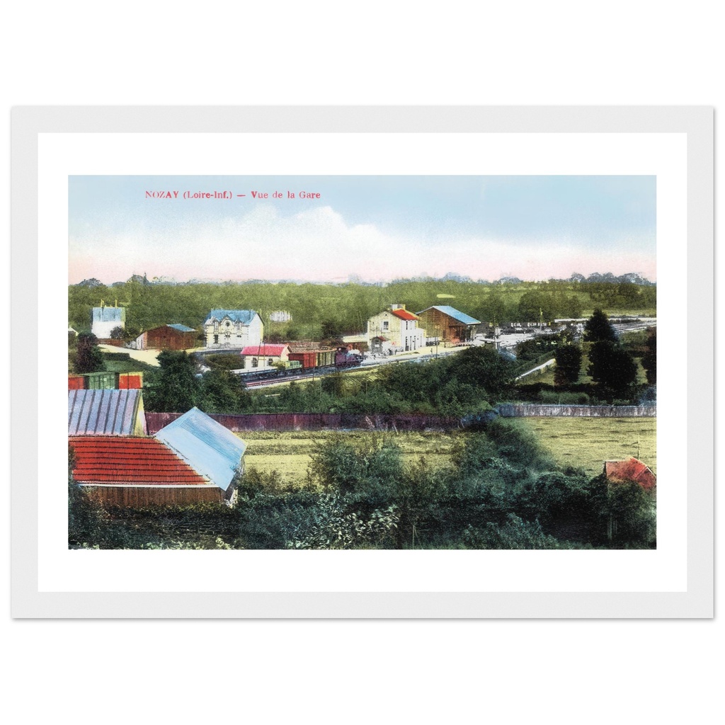 Nozay (loire inferieure)  - Vue de la gare
