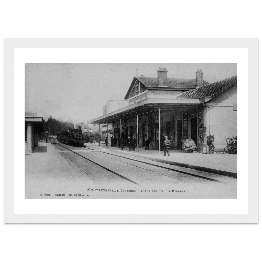 Contrexeville - Arrivee de l'express