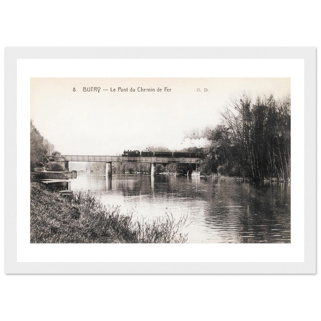 Butry - Le pont du chemin de fer
