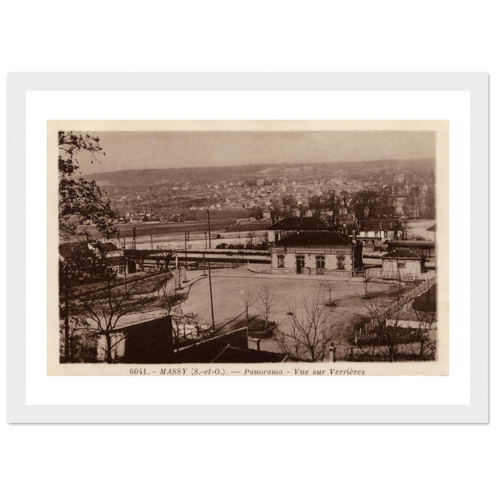Massy - Panorama - Vue sur Verrieres