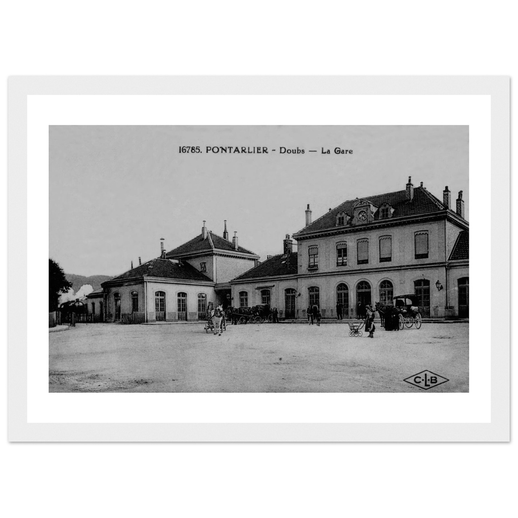 Pontarller - Doubs - Franche Comte - France    La Gare
