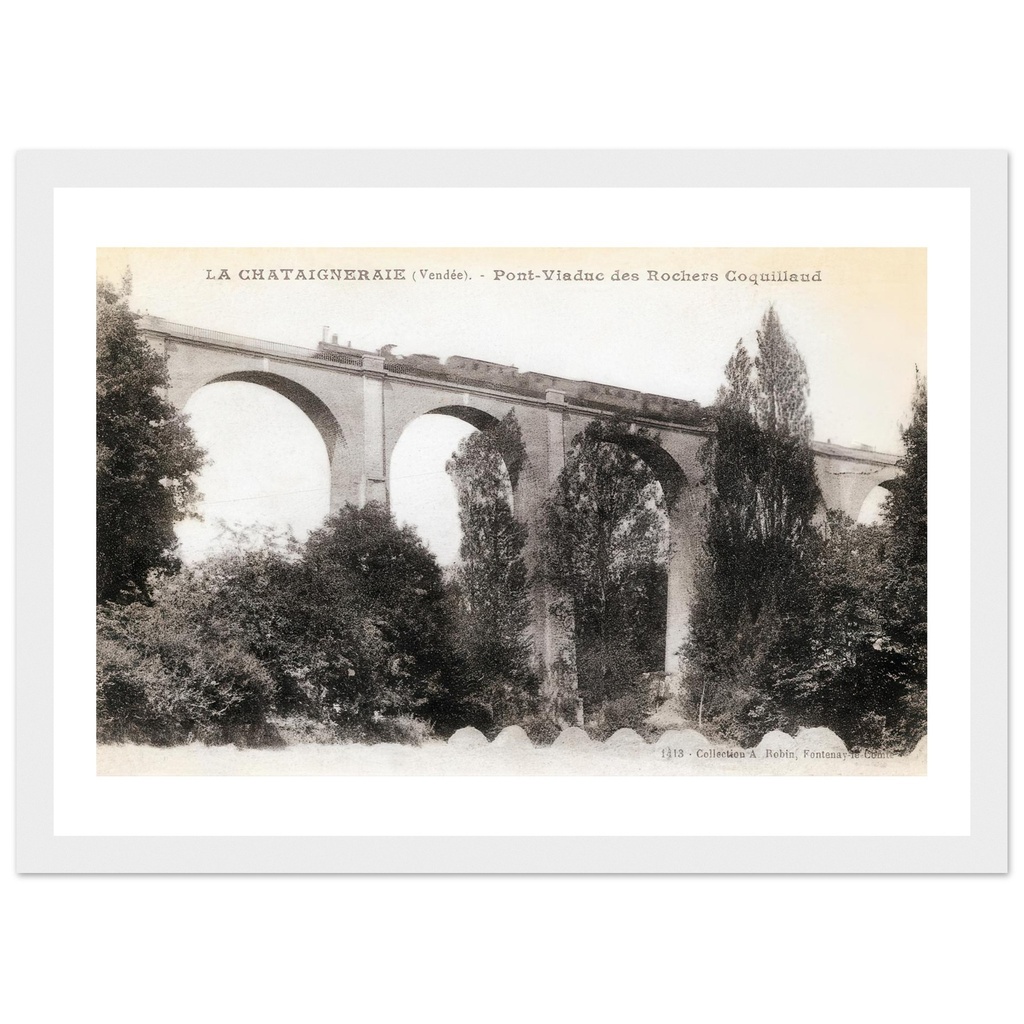 La Chataignerie (Vendée) - Pont Viaduc des Rochers Coquillaud