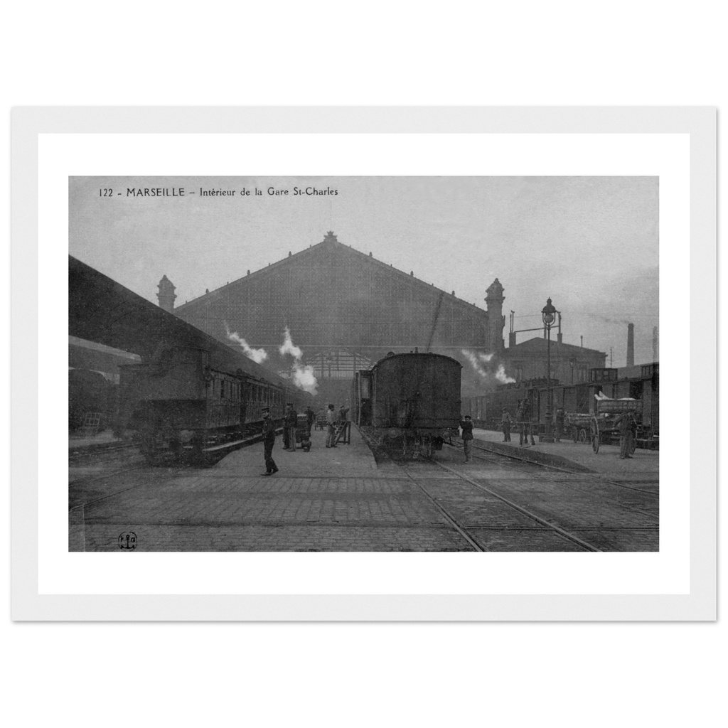 Marseille - Bouches du Rhone - la Gare