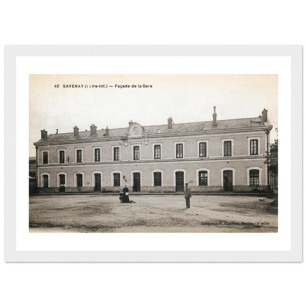 Savenay (Loire inf) - Façade de la gare
