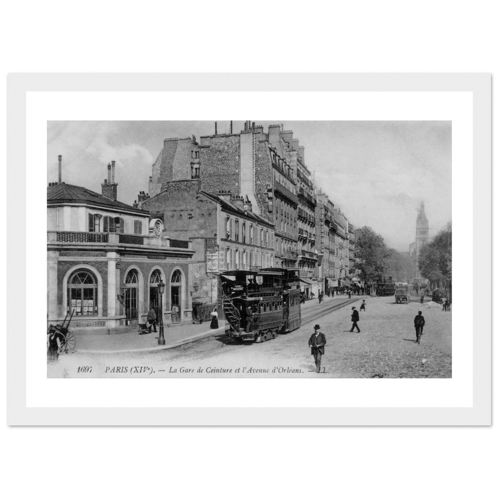 Pais XIVe - La Gare de Ceinture et l Avenue d Orleans