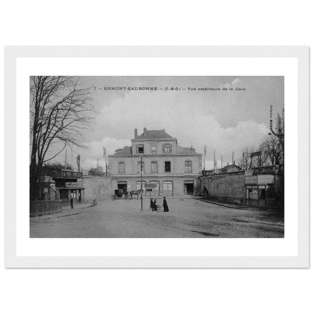Ermont-Eaubonne (S et O) - Vue exterieure de la Gare
