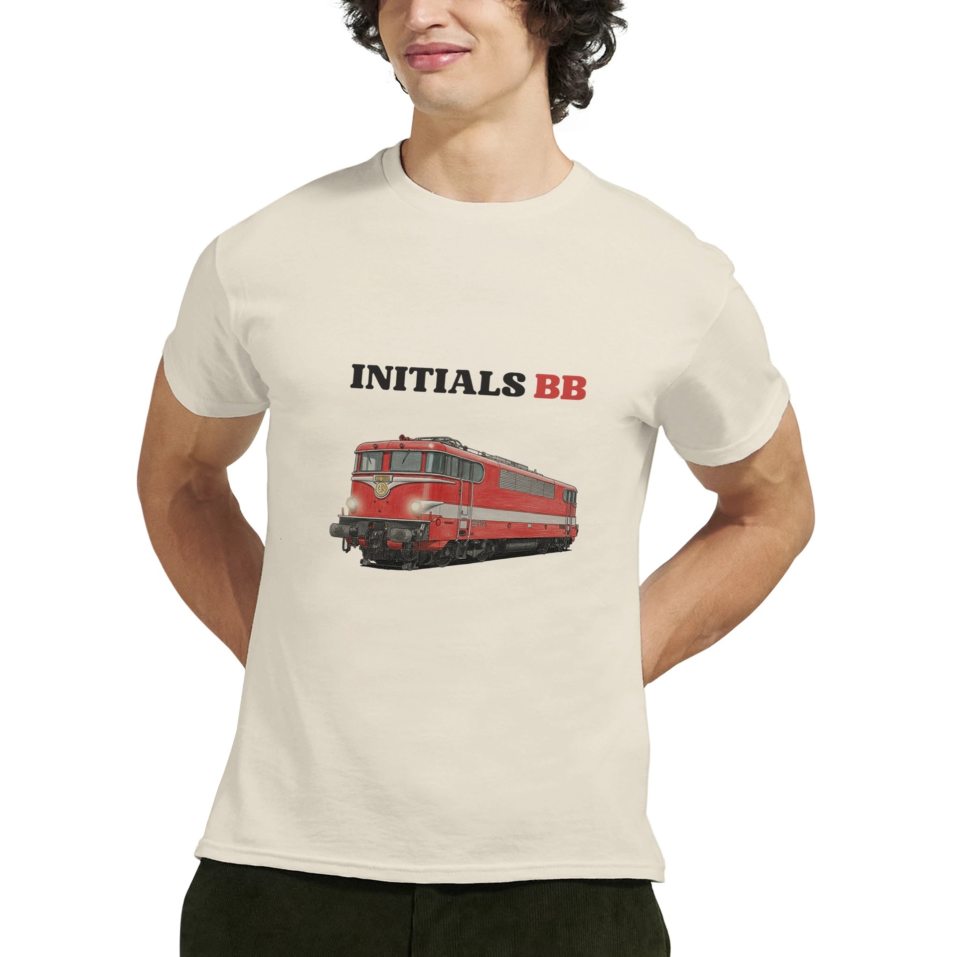 T-shirt "initial BB" unisexe