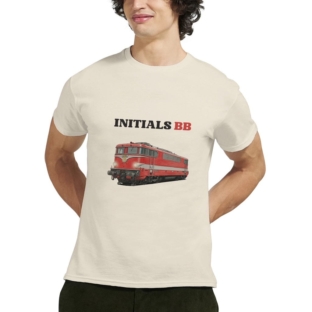 T-shirt  "initial BB" unisexe