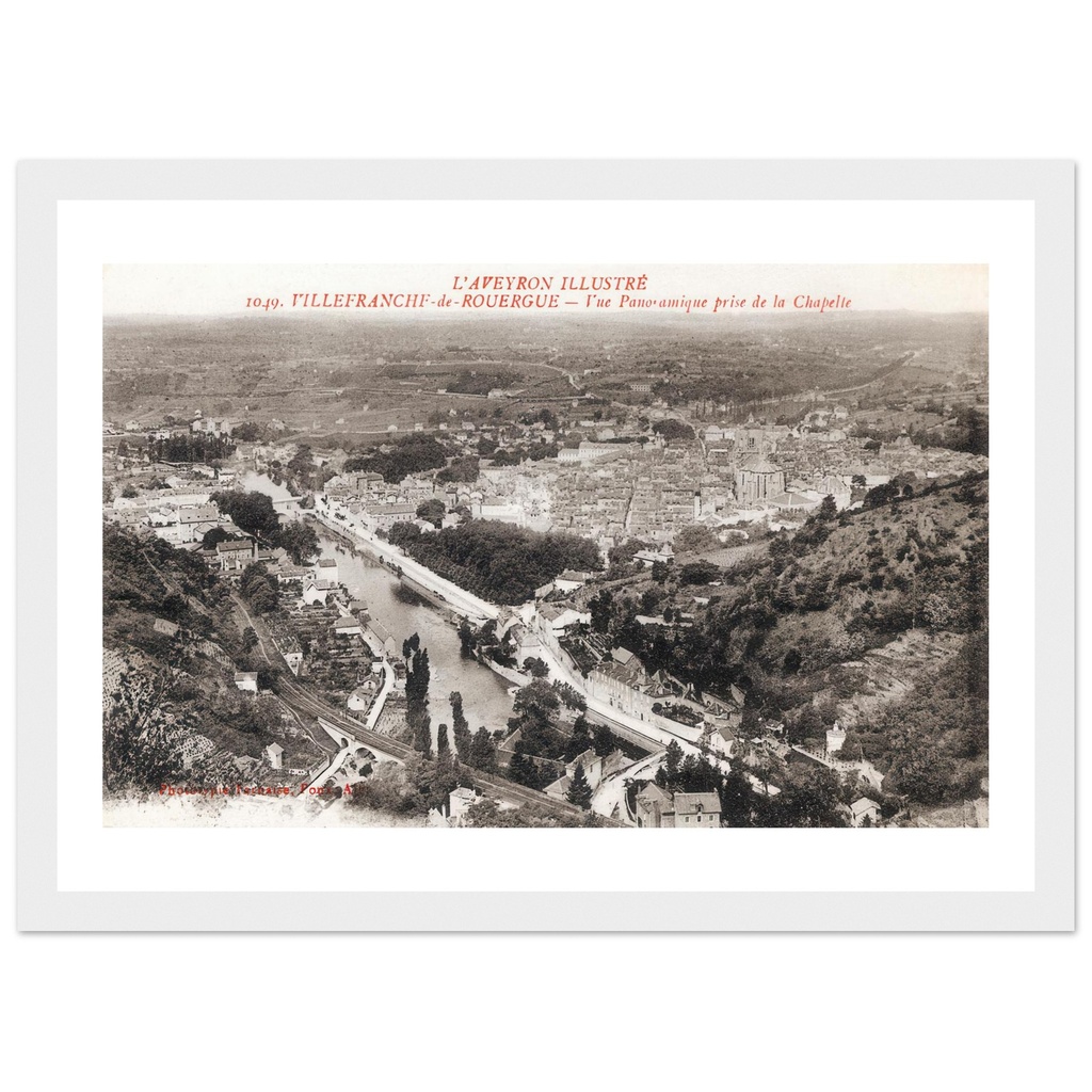Villefranche-de-Rouergue - Vue Panoramique prise la Chapelle