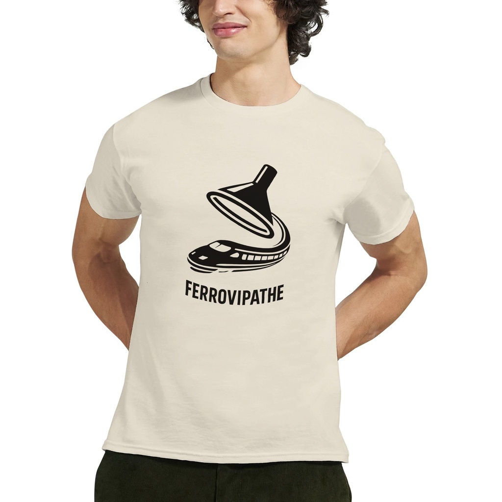 T-shirt  "Ferrovipathe" unisexe