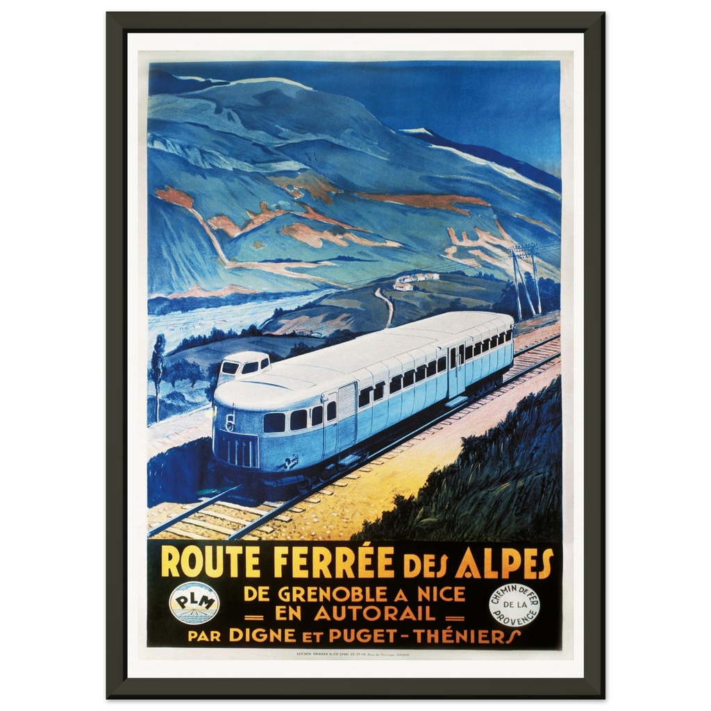 PLM - Route ferrée des Alpes