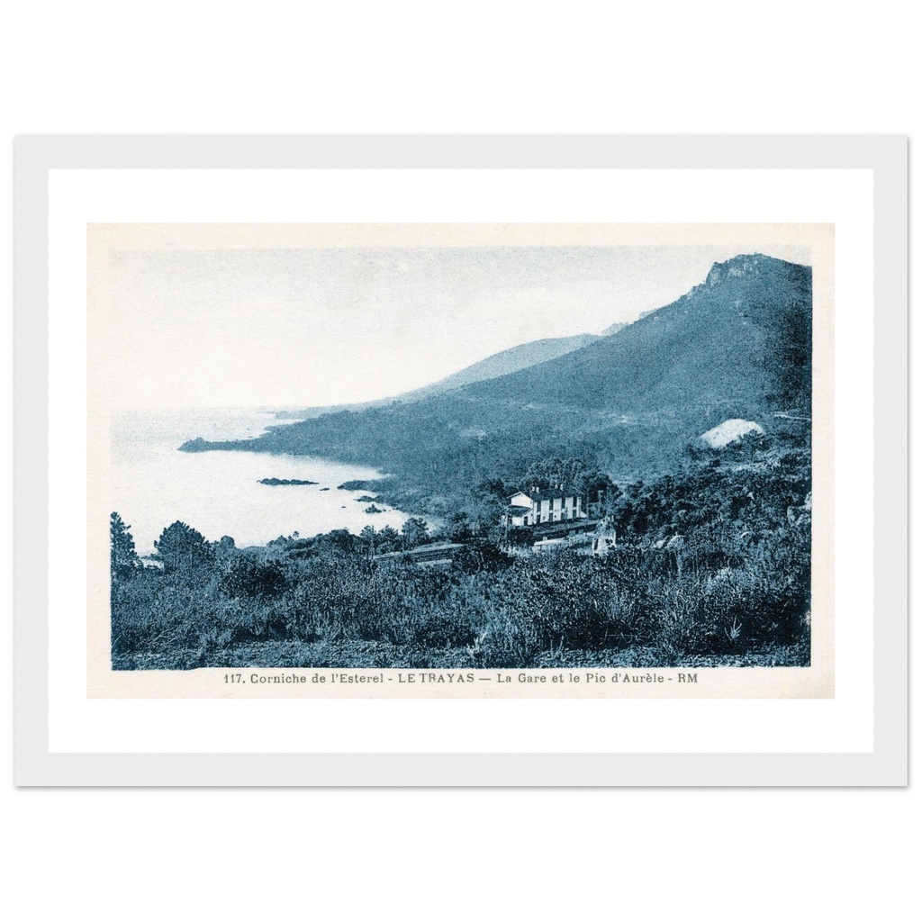 Corniche de L'esterel - Le Trayas - La Gare et le Pic d'Aurel