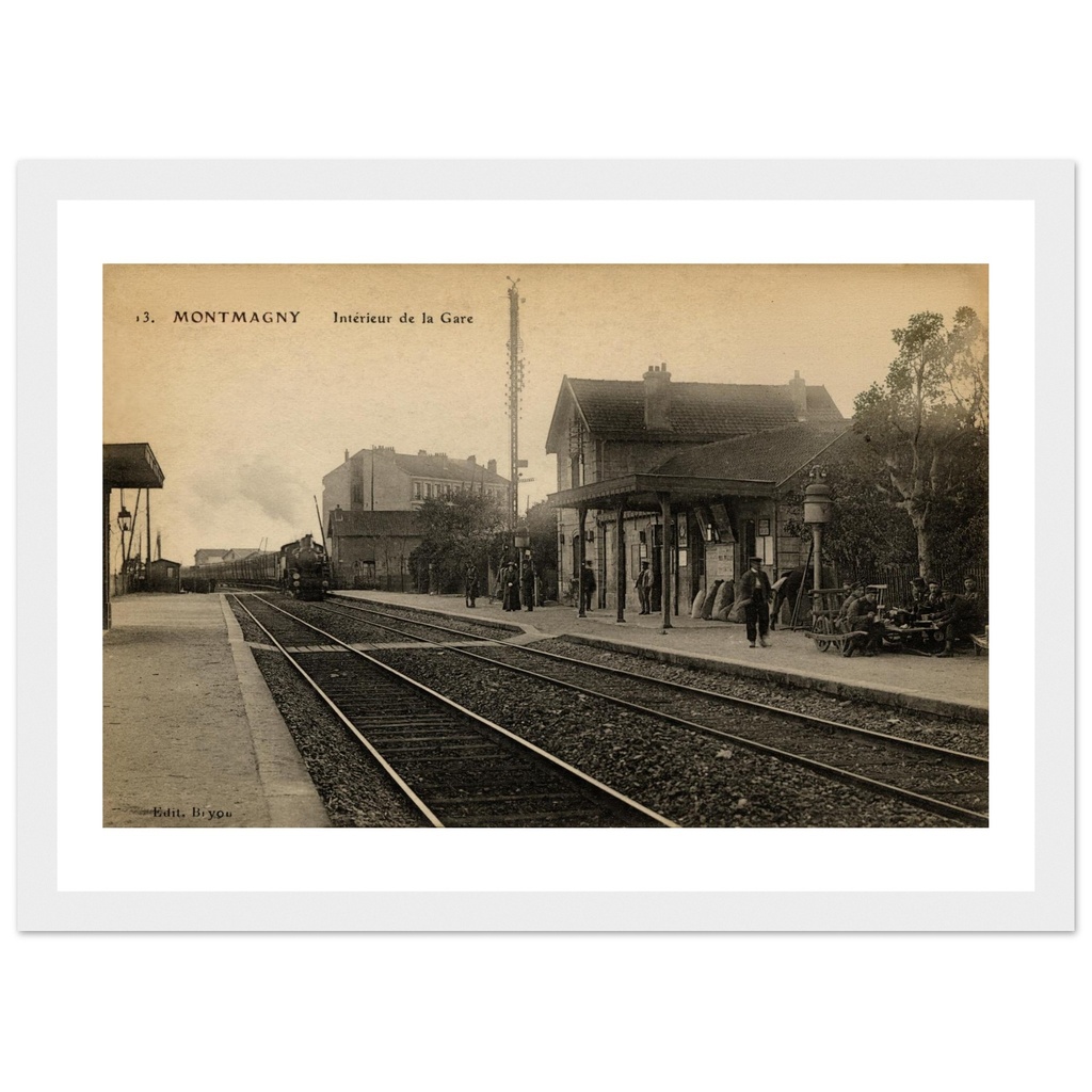 MontMagny - Interieur de la Gare