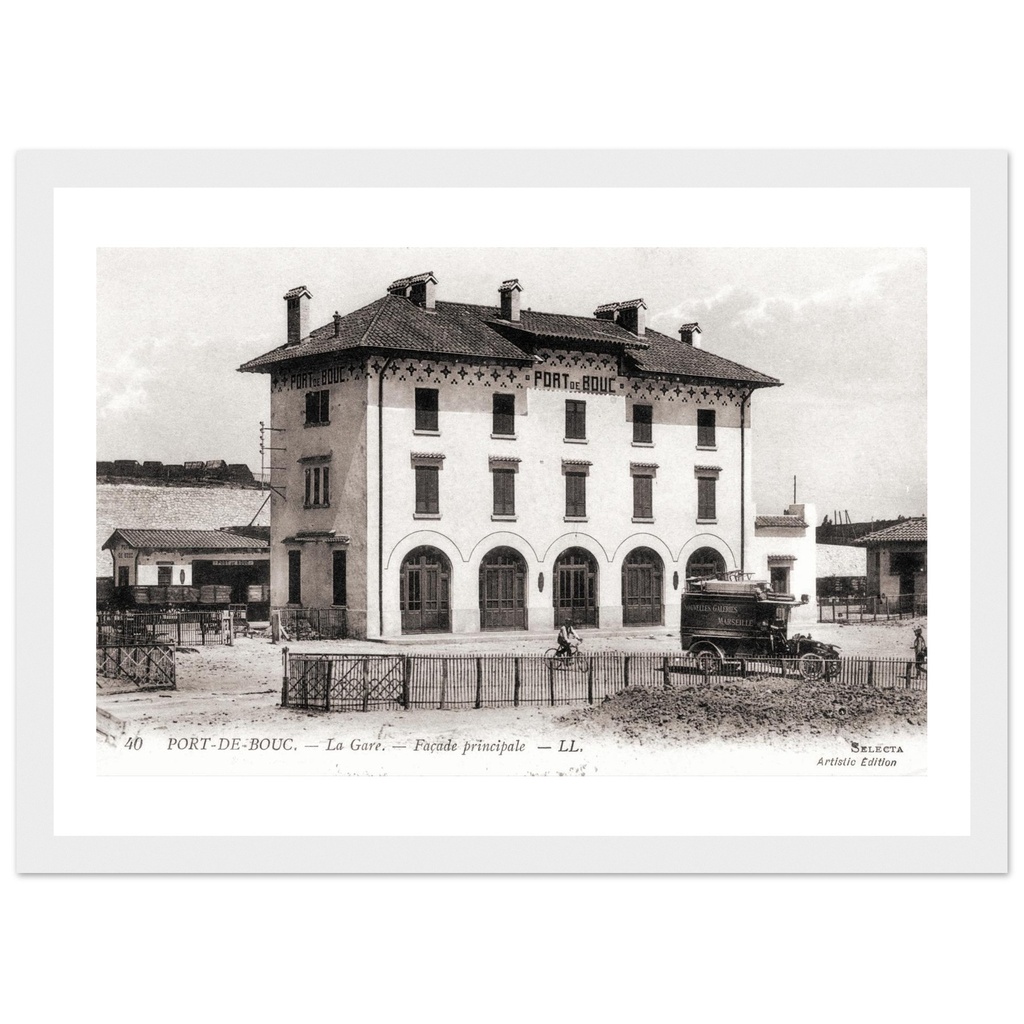 Port-de-Bouc - La Gare - Façade principale