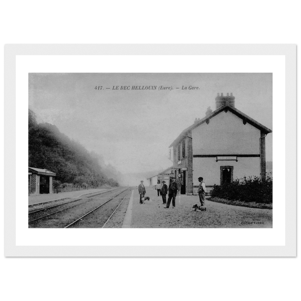 Le Bec-Hellouin - La Gare