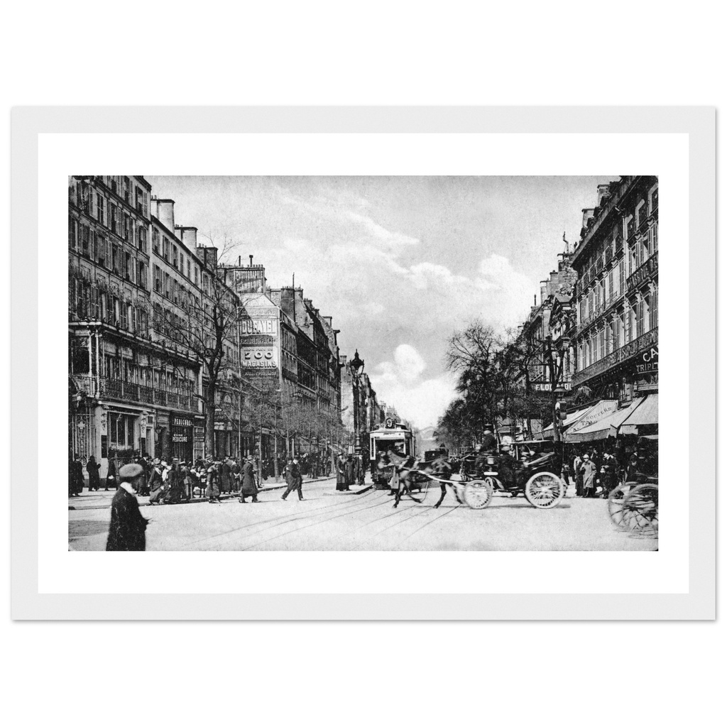 Paris Boulevard de Strasbourg à l'angle des Grands Boulevards