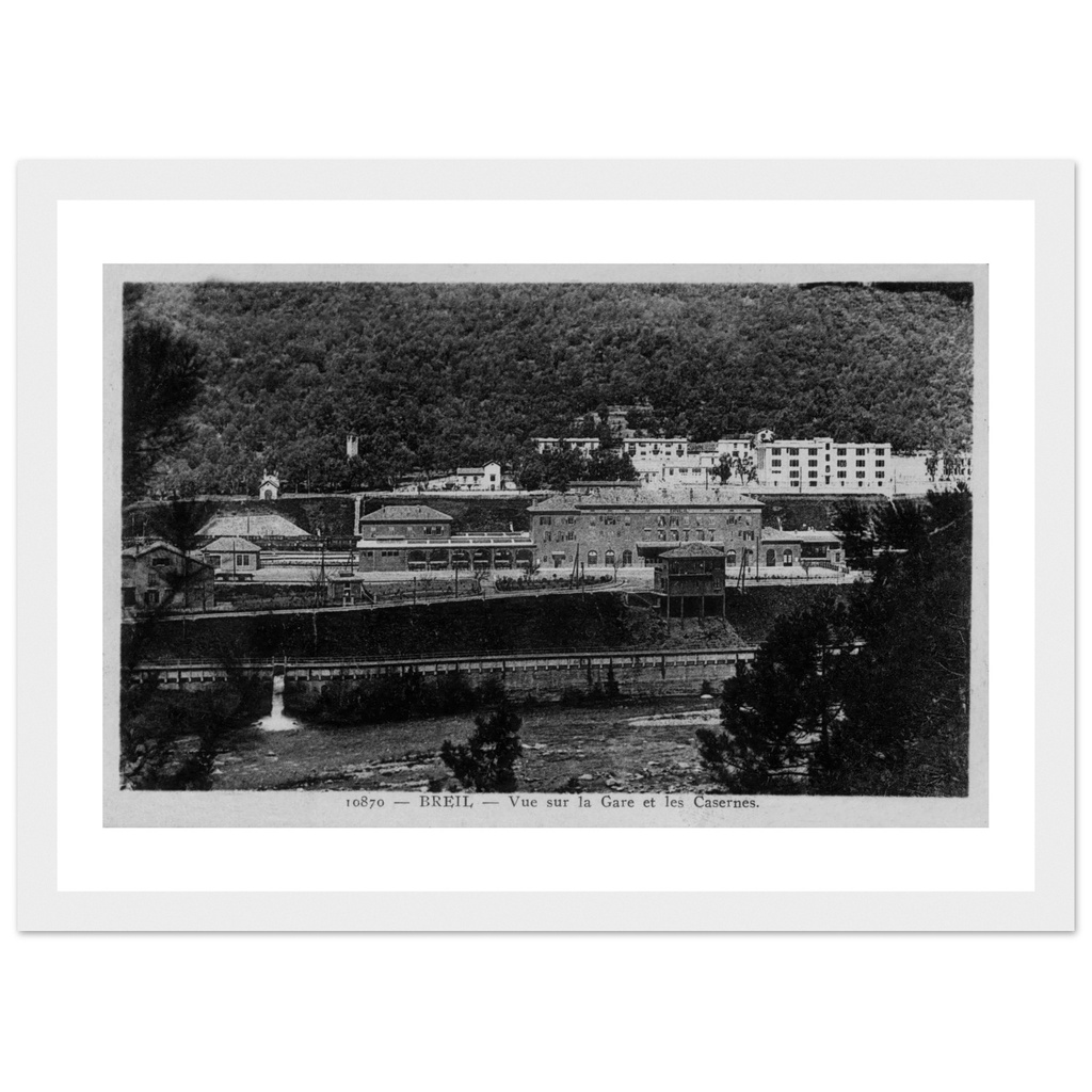 Breil - Maine et Loire - PACA - France    Vue sur la Gare