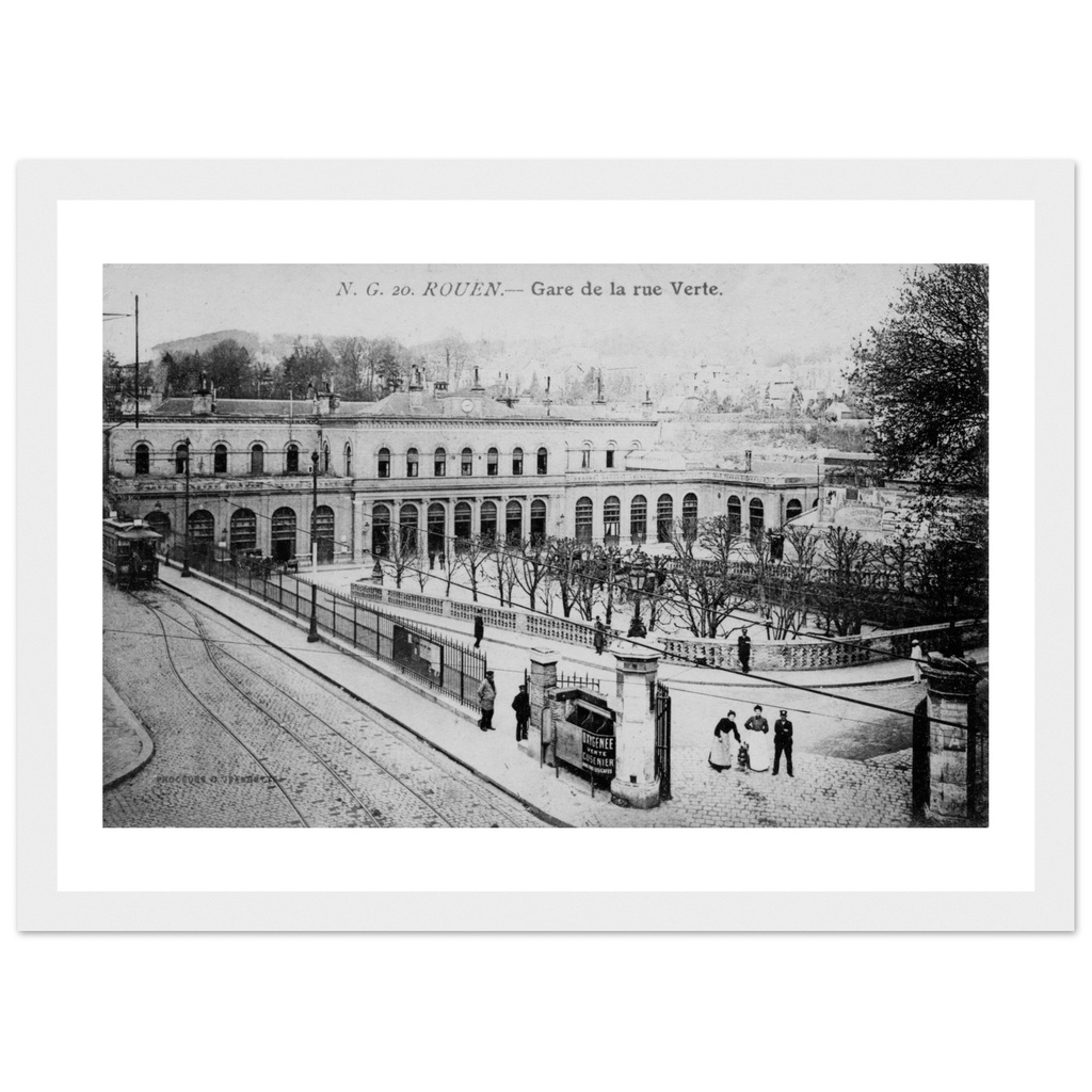 Rouen - gare de la rue verte
