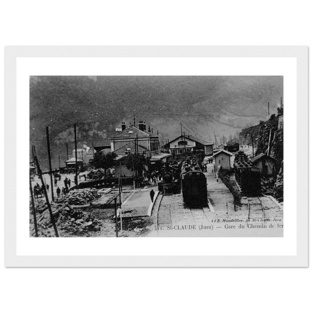 Saint Claude - La Gare du chemin de fer