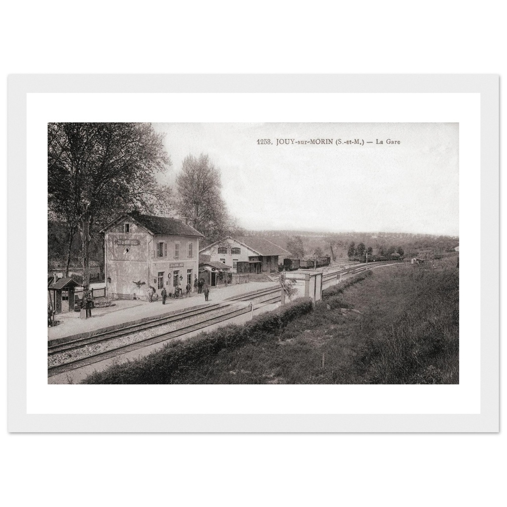 Jouy-sur-Morin (S-et-M) - la Gare
