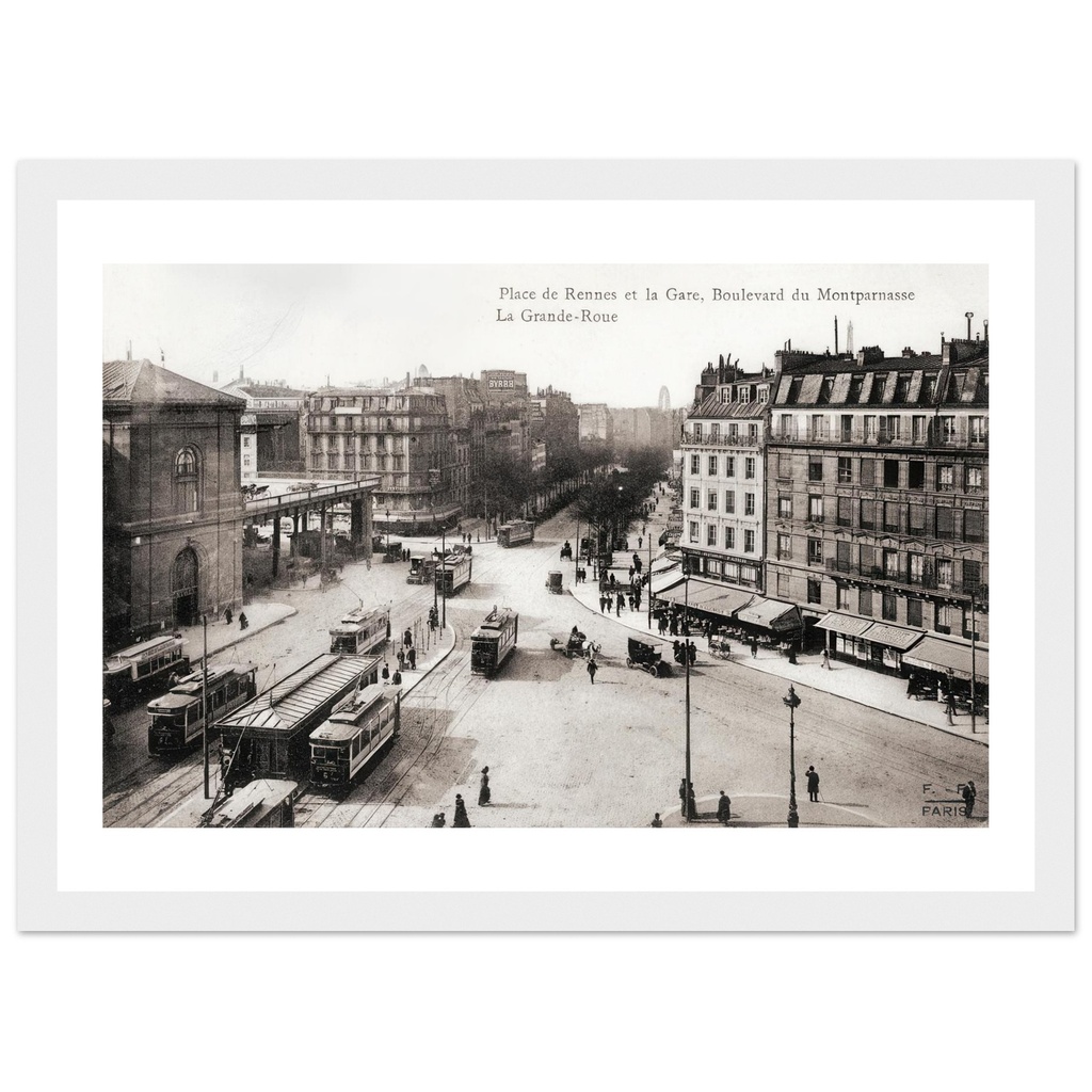 Place de rennes, Boulevard du montparnasse - grande roue