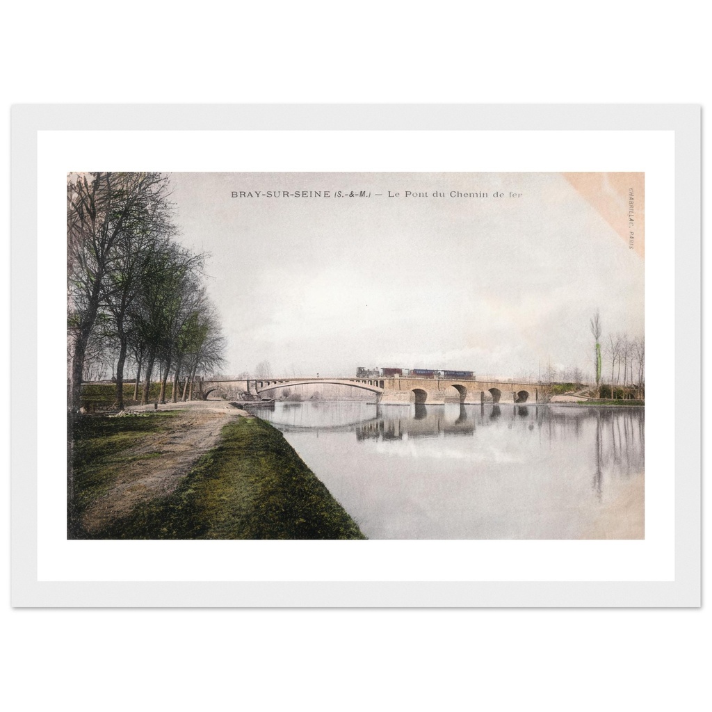 Bray-sur-Seine (S-et-M) - le Pont du Chemin de Fer