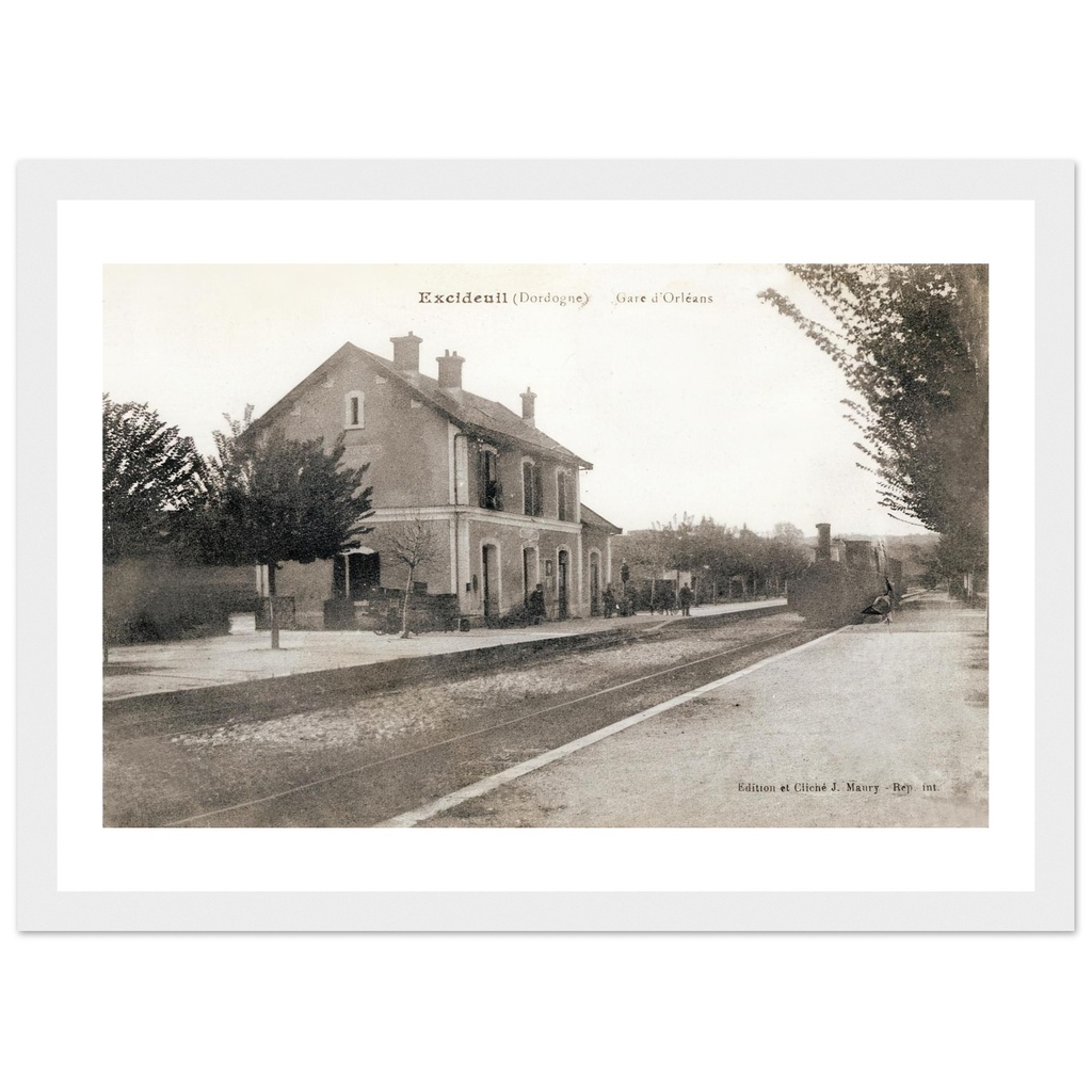 Excideuil (Dordogne) - Gare d'Orleans