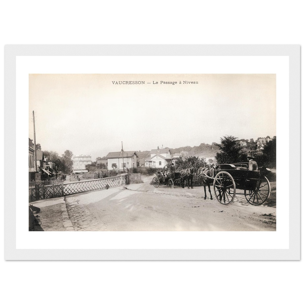 Vaucresson - Le passage a niveau
