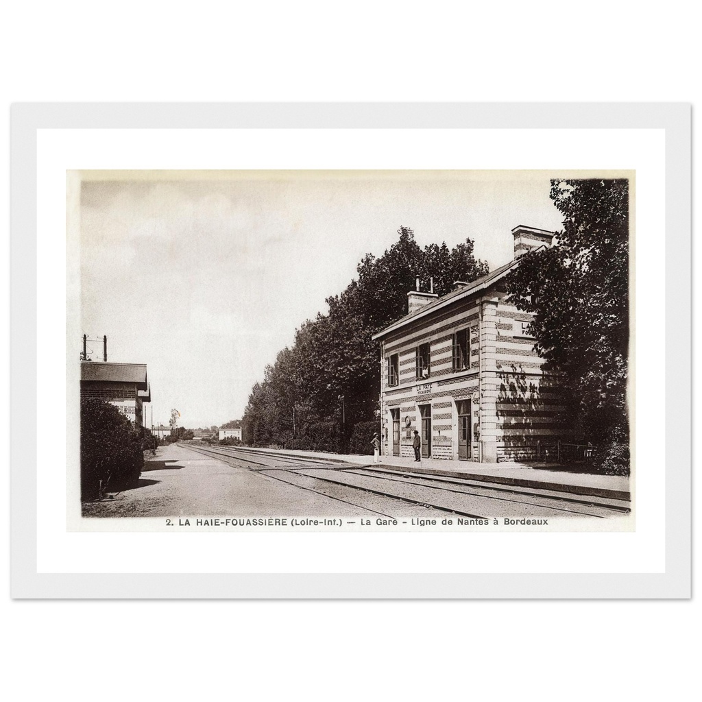 La Haie-Fouassière (Loire-inf.) - La gare - Ligne de Nantes à Bordeaux