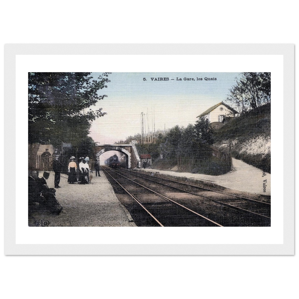 Vaires - La Gare, les Quais