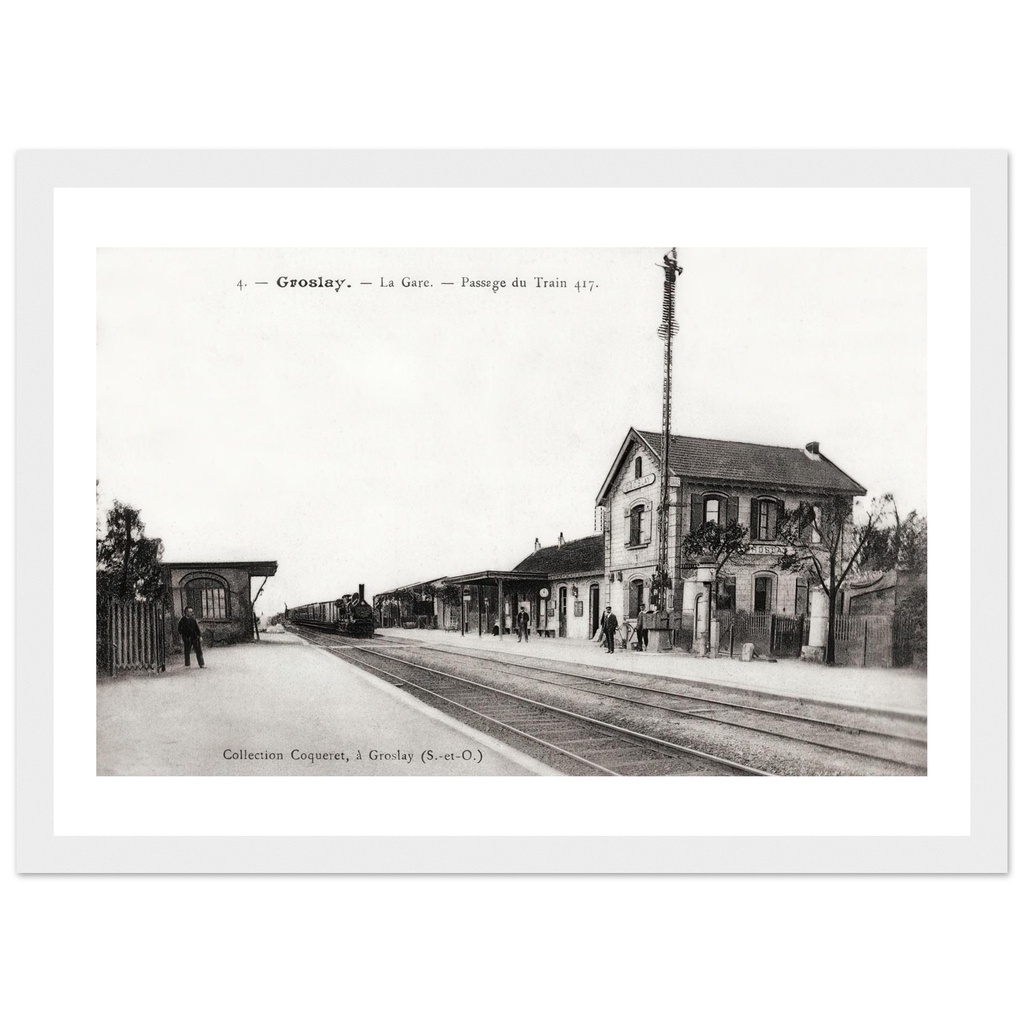Groslay - La Gare - passage du Train