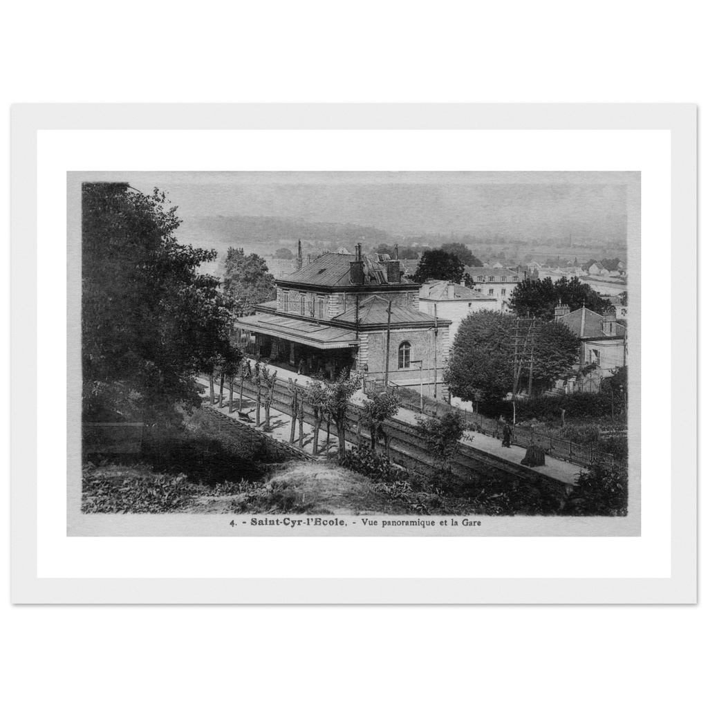 Saint Cyr l'École - Vue panoramique de la gare